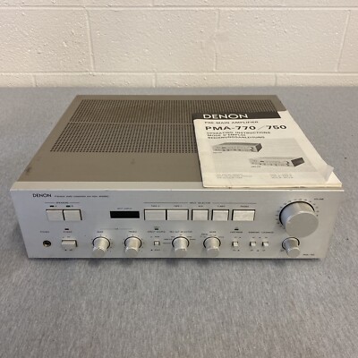 Denon PMA-750 Audiophile Integrated Amplifier W/ Manual 