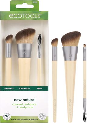 EcoTools - Natural Conceal, Make-up Pinsel Foundation Concealer, & Brauen, dicht