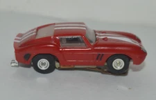 VINTAGE ELDON HO FERRARI GTO 250 RED WHITE STRIPES RACE SLOT CAR