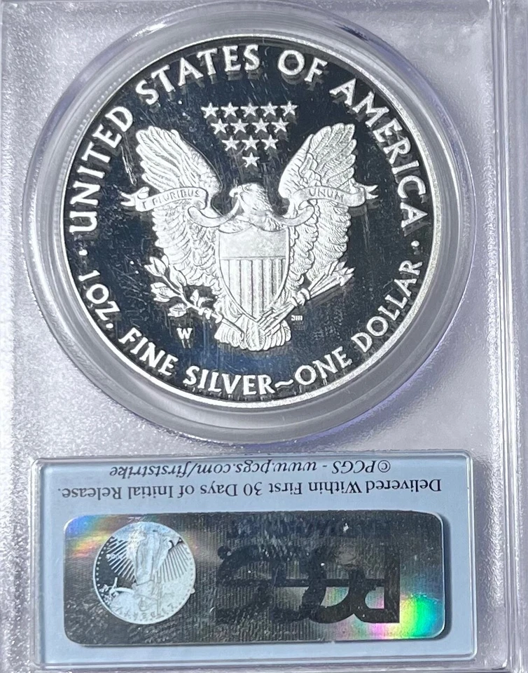 Silver Eagle 2011-W graduación profesional PR-70 DCAM Foto 2 de 2