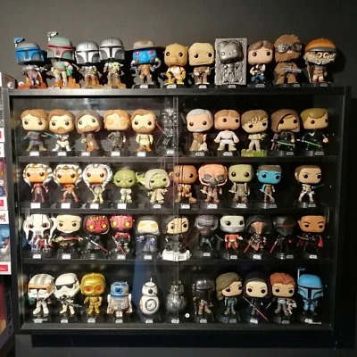 WALL MOUNTED DISPLAY CABINET Wall Glass Display Cabinet Models Vitrine Collectors Storage Box 5 Shelves Unit