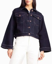Nicole Miller Lenox Hill Bell Sleeve Crop Jacket