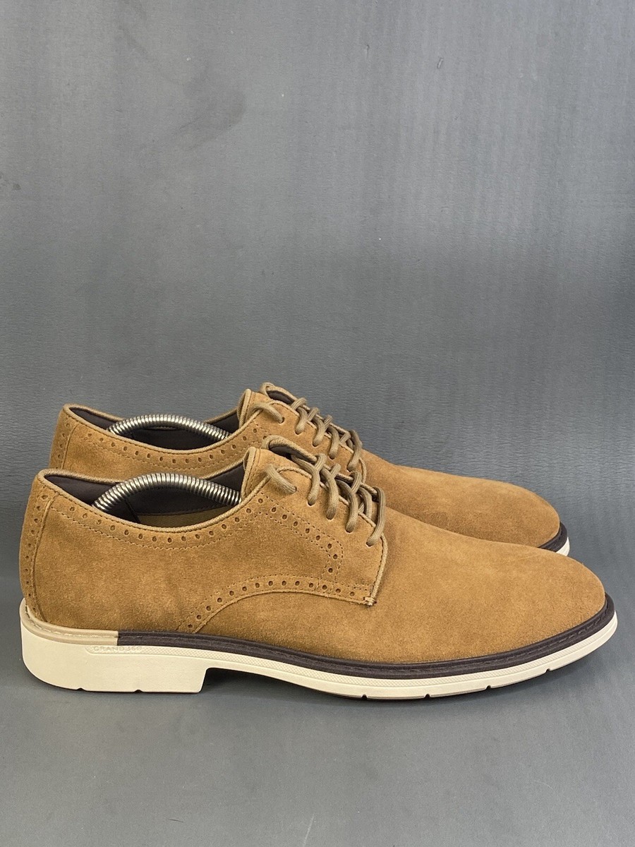 Mens Oxfords Cole Haan Go-To Plain Toe suede leather shoes  display picture 3
