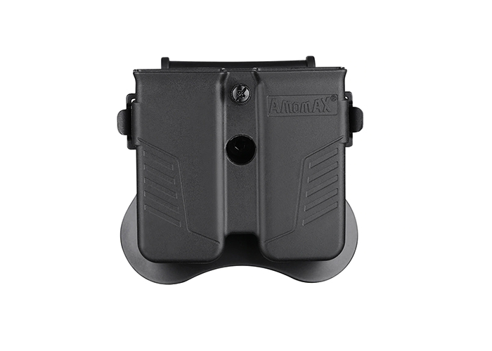 Amomax Universal Double Magazine Pouch (Black)-image