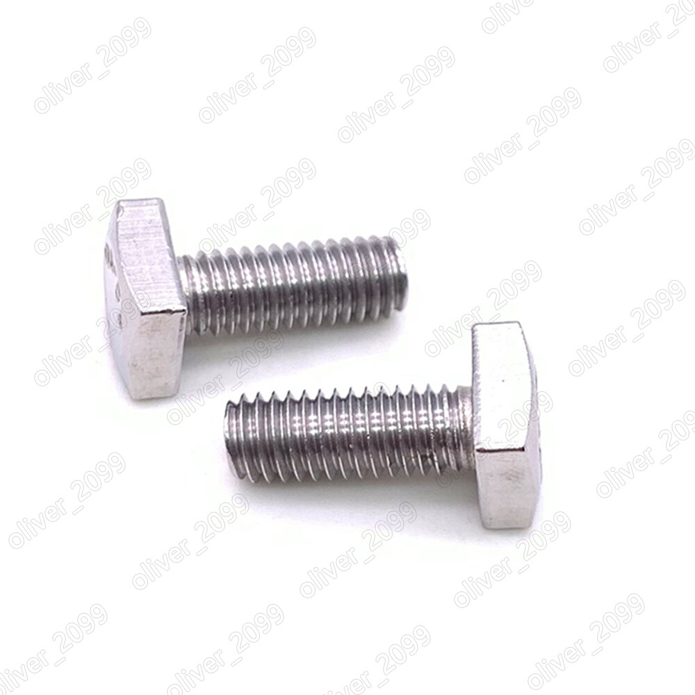 M6 M8 304 Edelstahl Vierkant-Schrauben mit kleinem Kopf GB35 | eBay 