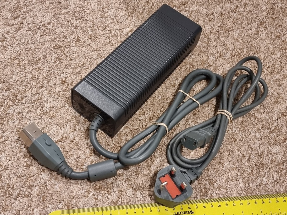 Used Xbox 360 OEM AC Adapter (Power Brick Only) - Choose 203W, 175W, 150W, Or 120W - No Power Cable Included