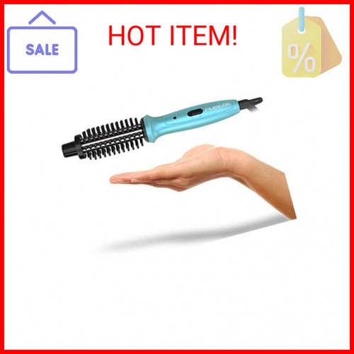 Mini Curling Iron PHOEBE Hair Brush for Travel, 3/4 Inch Dual Voltage