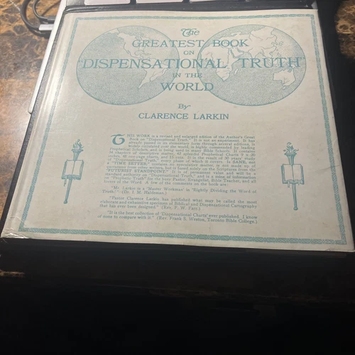 The Greatest Book On Dispensational Truth In The World By Clarence Larkin 1920’s