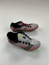Saucony Women's Vendetta 2 Pink Running Track Spikes Shoes Size 7.5