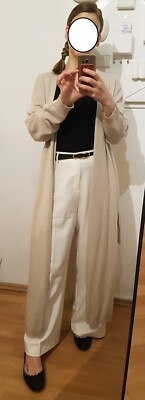 Wide Leg Pants Stoffhose weiß Gr.  38 40 Calli