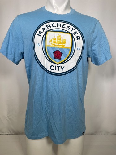 Camiseta Manchester City FC Knockout 47' Marca Fieldhouse Azul Para Hombre GRANDE - Imagen 2 de 10