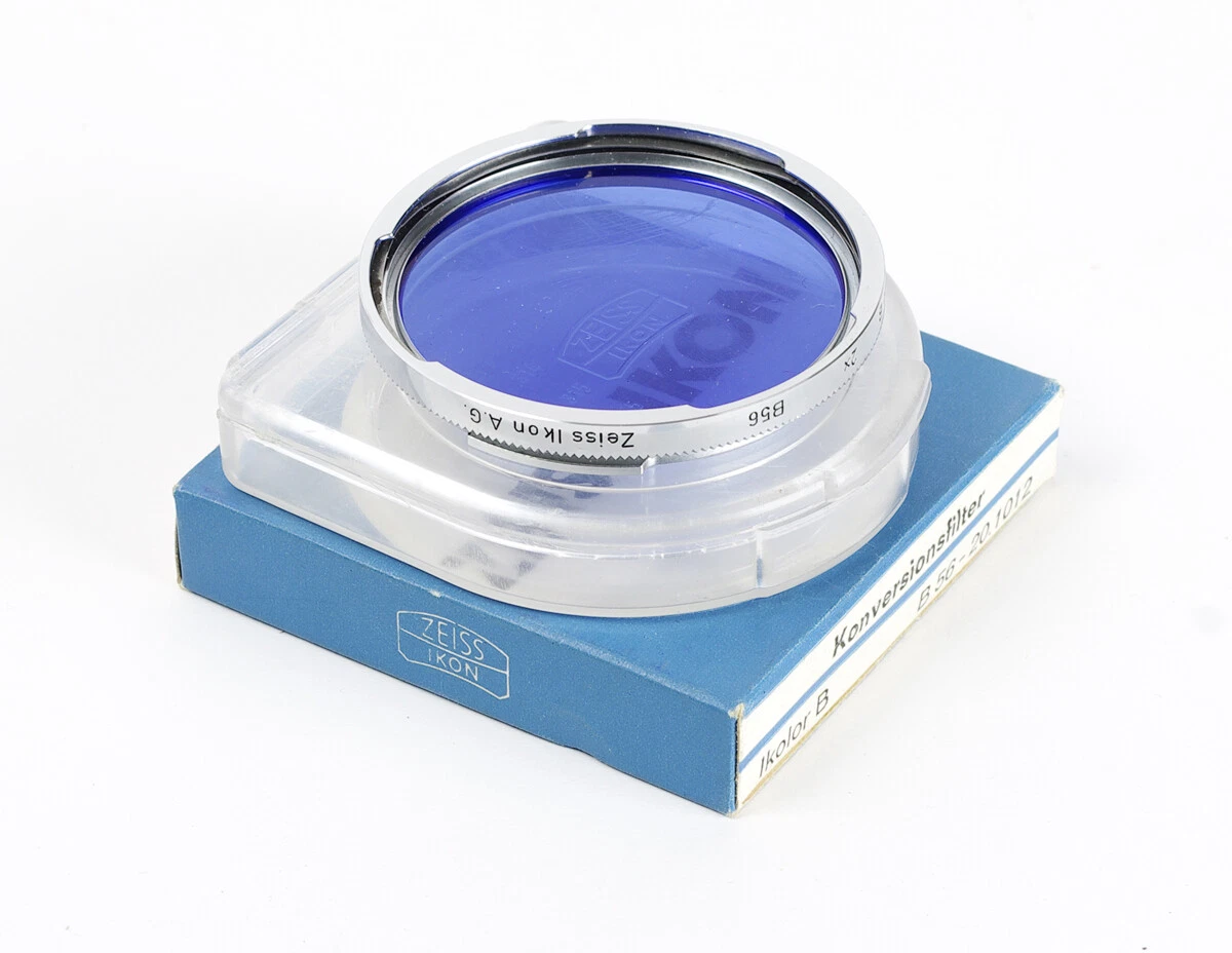 Zeiss Ikon Set of 4 Filter B56 UV Blue Green Yellow Boxed 20.1012 for  Contarex