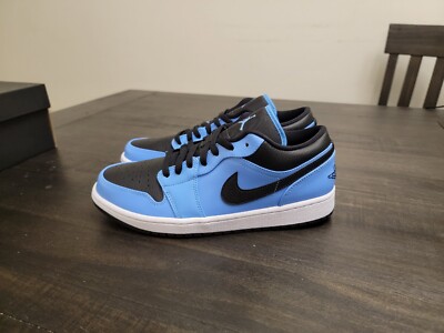 Nike Air Jordan Low University Blue Black Size 10 553558-403