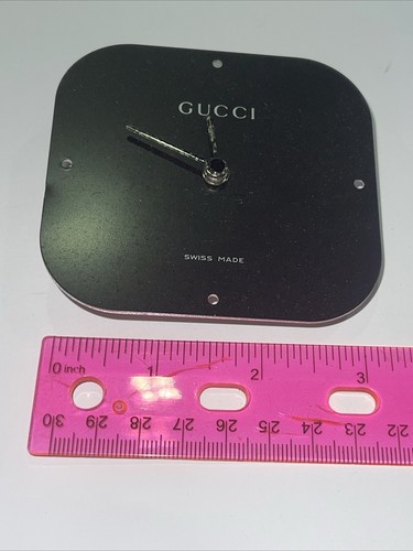 Authentic Gucci Stainless Steel Quartz Alarm Watch Movement - Picture 8 of 8