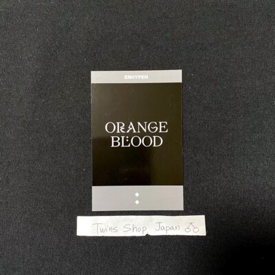 ENHYPEN signed (Print) Polaroid Photocard orange blood Macau