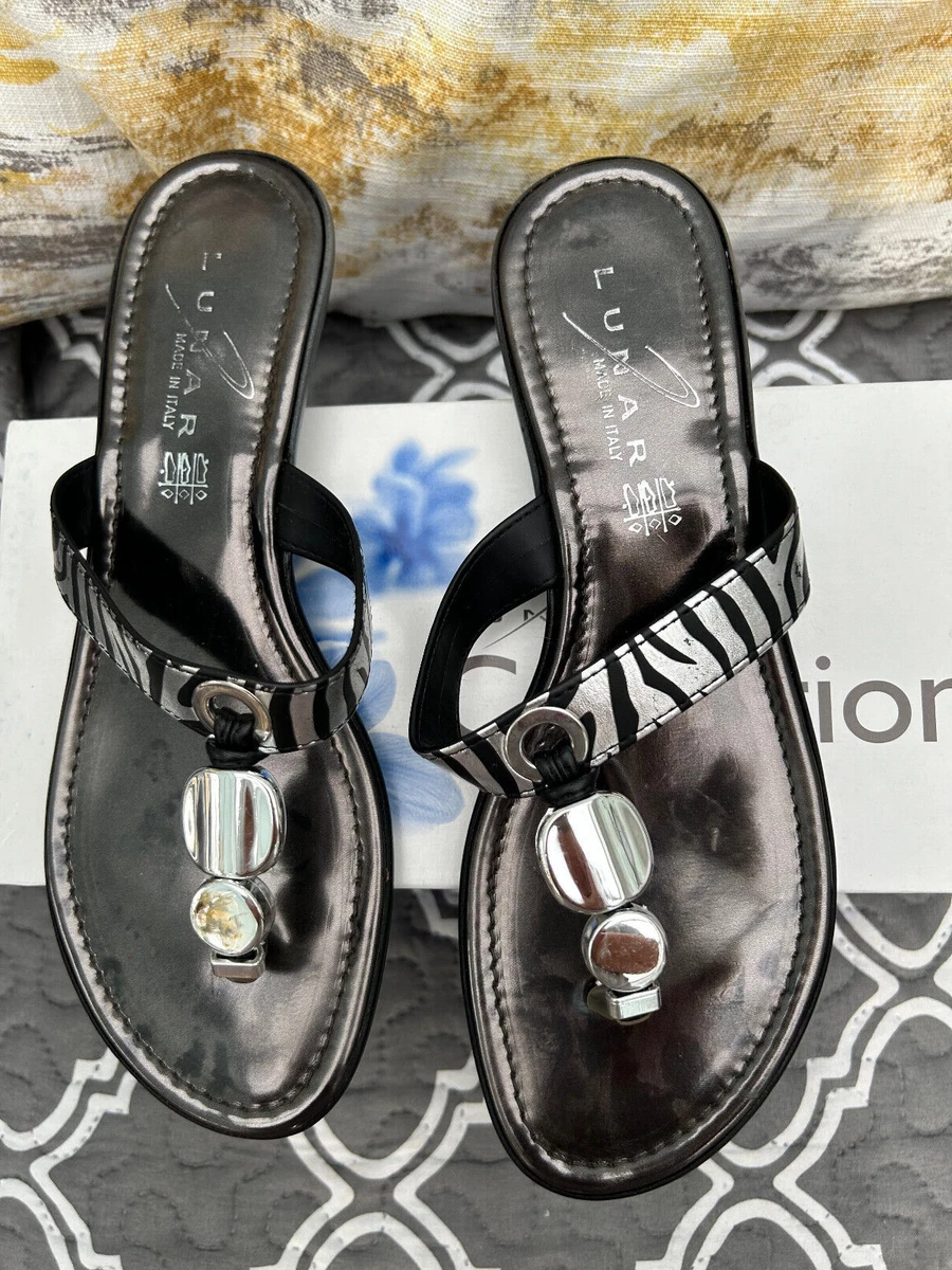 Lunar shop silver sandals