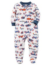 CARTER'S RACE CAR FLEECE PAJAMA SLEEPER SIZE ASST. SIZES 327G307