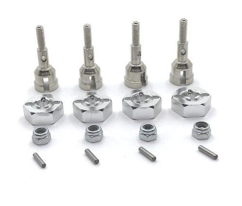 For WLtoys 1/18 A949 A959 A969 A979 K929 Alloy Metal Wheel axle Wheel hex 12mm - Picture 14 of 15