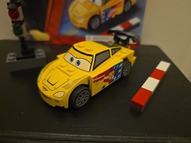 LEGO Disney Cars 2 Jeff Gorvette Set 9481- 54 Piece-100% Complete with Manual