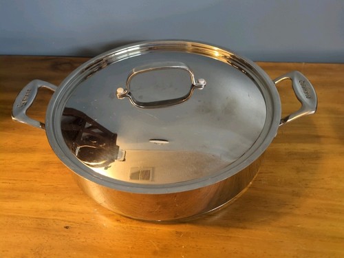 Cuisinart MultiClad Pro 13" Round 5.5 qt Stainless Steel Casserole Dishes - Picture 2 of 16