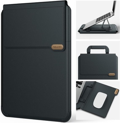 Nillkin 12-14'' Laptophülle mit 2 Winkelständern & Mauspad, 12-14'', schwarz