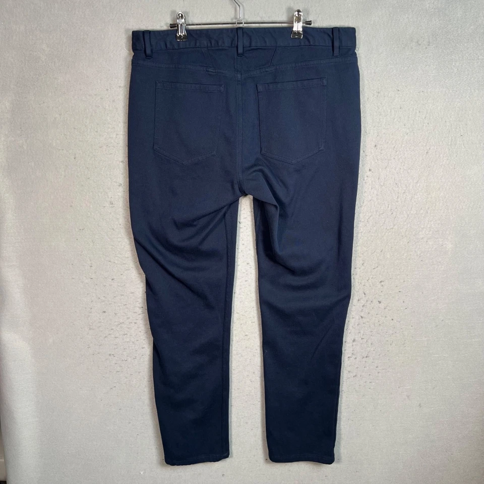 Kenneth Cole Reaction Mens 34 x 30 Blue Stretch Brooklyn 5-Pocket Pants - Image 2 of 4