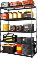 GARVEE 5 Shelf Heavy Duty Metal Storage Rack 2500LBS Adjustable Garage Shelving