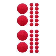 2 Pack Clown Nose for Kids Cosplay Prop Decor Sponge