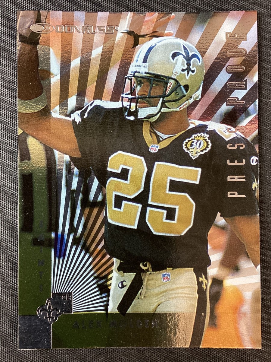 1997 Donruss #189 Alex Molden New Orleans Saints Press Proof