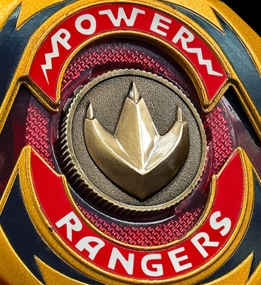 MIghty morphin Power Rangers Dragonzord metal power coin for 1993
