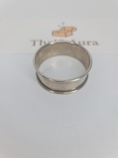 Vintage BMF Silver Plated Napkin Ring with Bear Mark &ndash; German Tableware