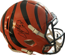 Jeff Blake Cincinnati Bengals Signed Full Size Helmet  Authenticated