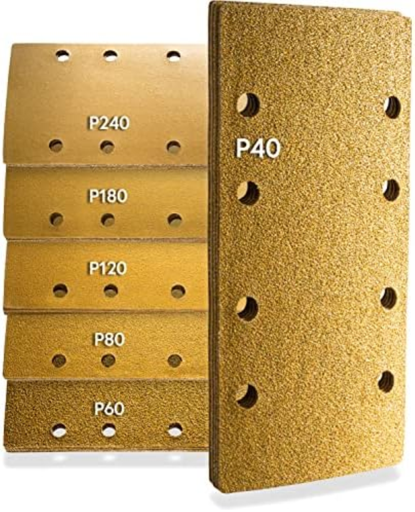 INNONEXXT premium Rotolo di Carta Abrasiva premium | 6 pezzi, 93 mm x 5 m | cart