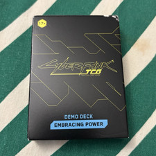 Cyberpunk TCG Embracing Power Demo Deck.