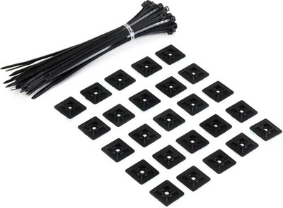 RockBoard by Warwick Board Organizer Cable Tie and Cable Tie Holder Set