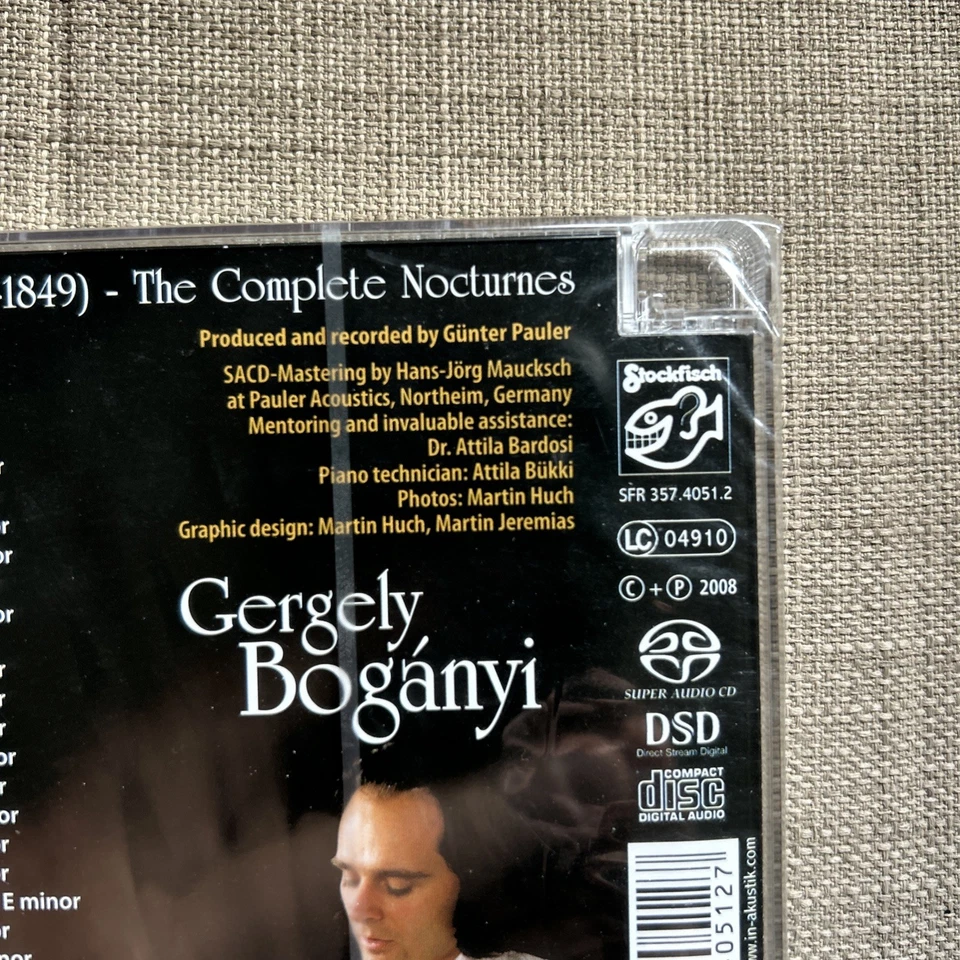 Chopin Complete Nocturnes BOGANYI Piano Audiophile STOCKFISCH Double SACD SEALED - Image 3 of 4