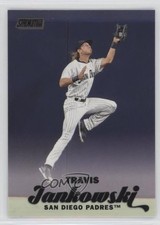 2017 Topps Stadium Club Black Foil Travis Jankowski #51 z7h