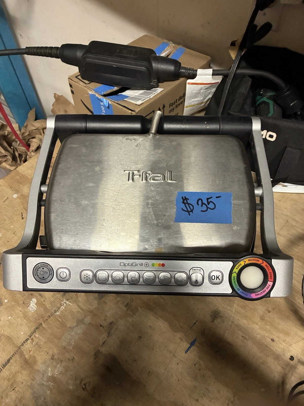 T-fal XL OptiGrill GC702 Indoor Electric Grill
