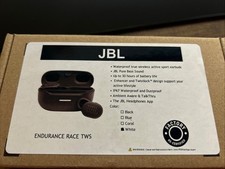 JBL Endurance Race TWS Waterproof True Wireless Active Sport Bluetooth Earbuds