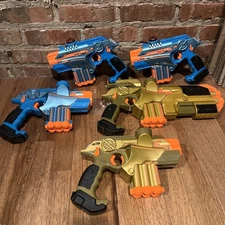 Nerf Lazer Tag Phoenix LTX Tagger, Laser Tag 5 Guns w/ Rifle Attachment & Scope