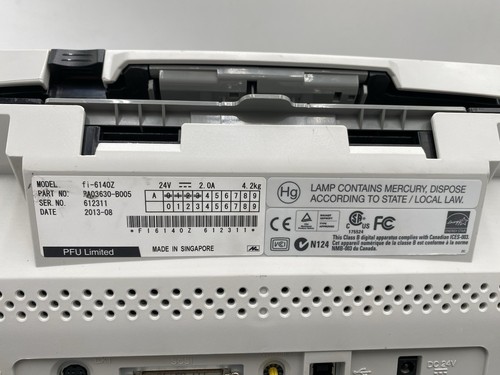 Fujitsu fi-6140z Desktop Pass-Through Document Scanner - Picture 7 of 9