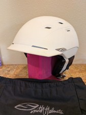 Smith Variance White Winter Sports Helmet Adjustable Fitting Ventilation SMALL
