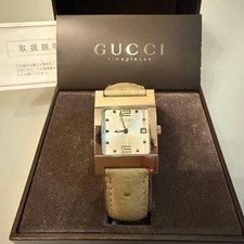 Gucci Womens Watches Ostrich Leather Beige