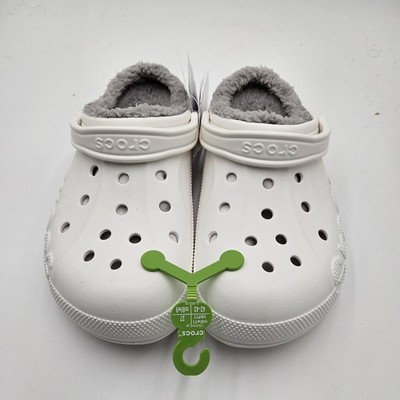 Crocs Baya Lined Clogs White Size Women display picture 1