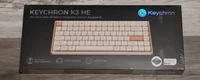 Keychron K3 HE Low Profile 75% Wireless Magnetic Keyboard White Wood New Sealed