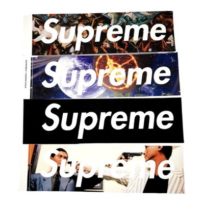 Lot of 4 Rare Supreme Bogo Box Logo Stickers Killer Undercover