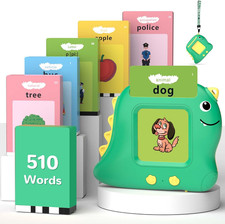 Toddler Toys Talking Flash Cards with 510 Sight Words, Montessori Learning Toys