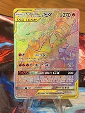 Pokemon TCG Reshiram & Charizard Gx 217/214 Secret Rare Holo Unbroken Bonds LP+