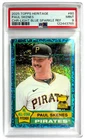 2025 Topps Heritage Chrome Light Blue Sparkle Ref. #60 Paul Skenes  PSA MINT 9
