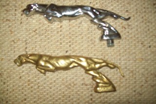 JAGUAR SS RARE prewar brau inspired art duco leaper 1 OF 2 ONLY SHIP WORLDWIDE